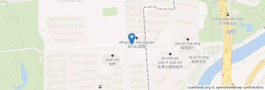 Mapa de ubicacion de 阳坊胜利涮羊肉 en 中国, 北京市, 河北省, 朝阳区 / Chaoyang.