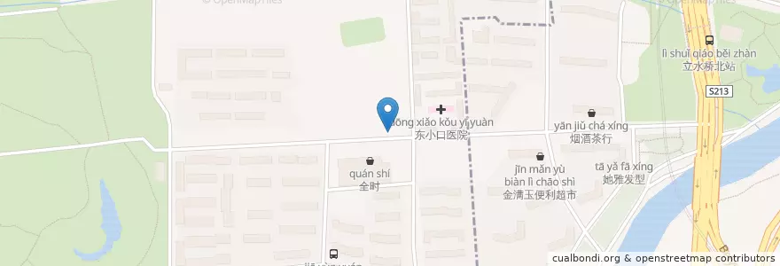 Mapa de ubicacion de 聚鲜福川菜馆 en Китай, Пекин, Хэбэй.