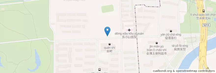 Mapa de ubicacion de 西伊清香拉面 en الصين, بكين, خبي.