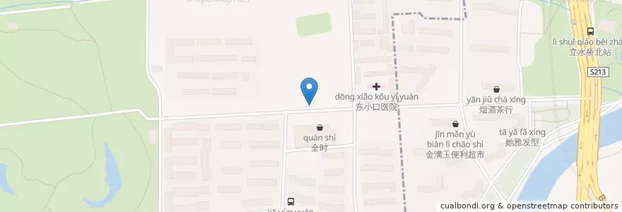 Mapa de ubicacion de 八零印象 en China, Peking, Hebei.