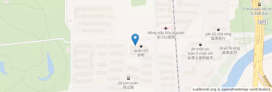 Mapa de ubicacion de 田老师红烧肉 en Cina, Pechino, Hebei.