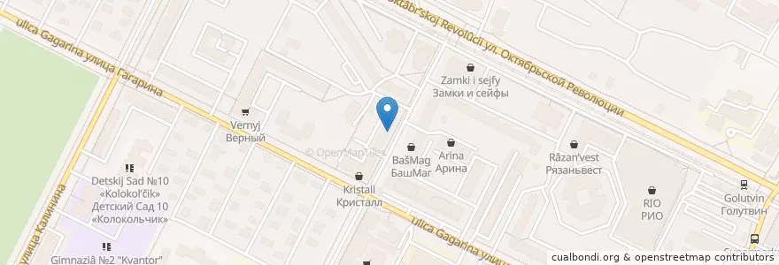 Mapa de ubicacion de Женская консультация en Russia, Distretto Federale Centrale, Oblast' Di Mosca, Коломенский Городской Округ.