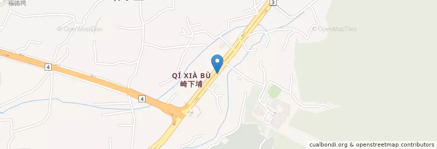 Mapa de ubicacion de 十方肉絲飯糰 en تایوان, تایچونگ, 豐原區.
