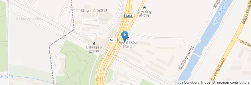 Mapa de ubicacion de 八面当道 en Китай, Пекин, Хэбэй, Район Чаоян.