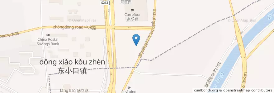 Mapa de ubicacion de 丁丁洋 en Çin, Pekin, Hebei, 昌平区.