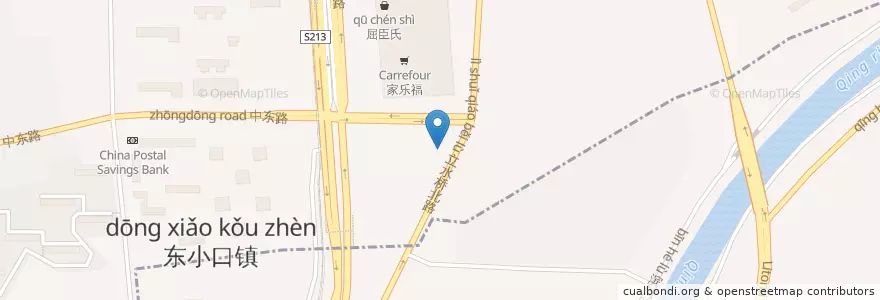 Mapa de ubicacion de 郭记私房面 en China, Pequim, Hebei, 昌平区.