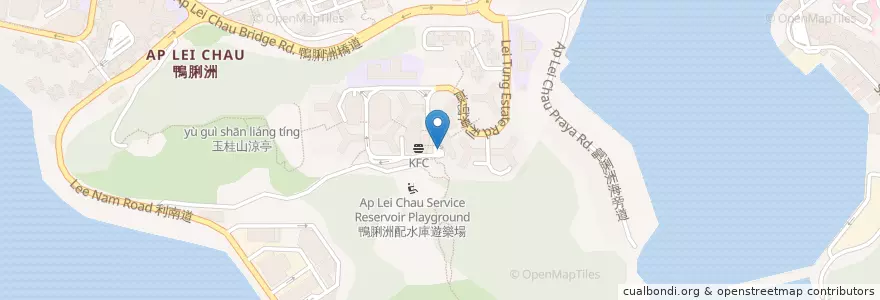 Mapa de ubicacion de 利東邨 Lei Tung Estate en 中国, 广东省, 香港 Hong Kong, 香港島 Hong Kong Island, 新界 New Territories, 南區 Southern District.