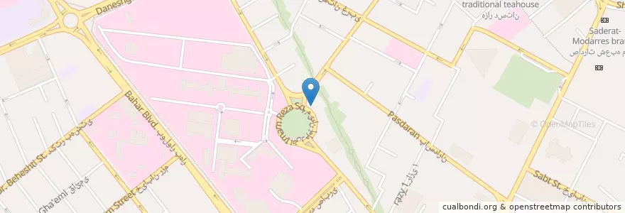 Mapa de ubicacion de داروخانه en Irão, استان خراسان رضوی, شهرستان مشهد, Mashhad, بخش مرکزی شهرستان مشهد.
