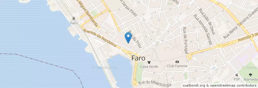 Mapa de ubicacion de Upa Upa en Portogallo, Algarve, Algarve, Faro, Faro, Faro.
