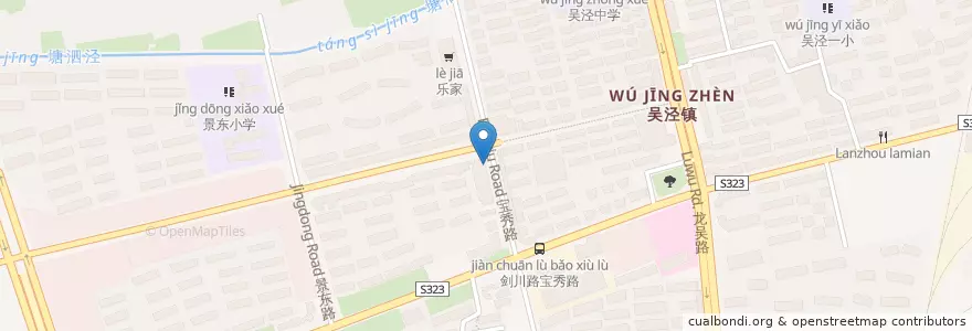 Mapa de ubicacion de KFC en Cina, Shanghai, Distretto Di Minhang.