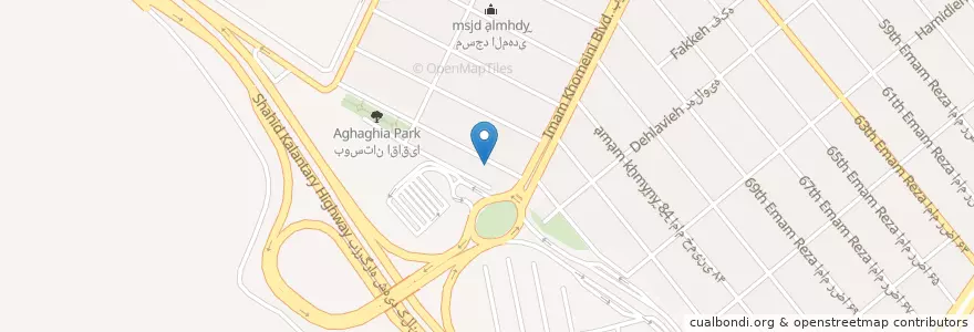 Mapa de ubicacion de مسجد الرسول en Iran, Razavi Khorasan, Mashhad County, Mashhad, بخش مرکزی شهرستان مشهد.