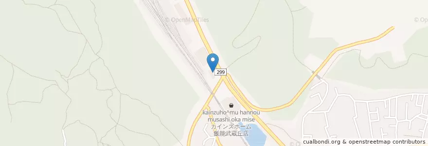 Mapa de ubicacion de コスモ en Япония, Сайтама, Ханно.