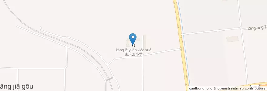 Mapa de ubicacion de 康乐园小学 en China, Peking, Hebei, 朝阳区 / Chaoyang.