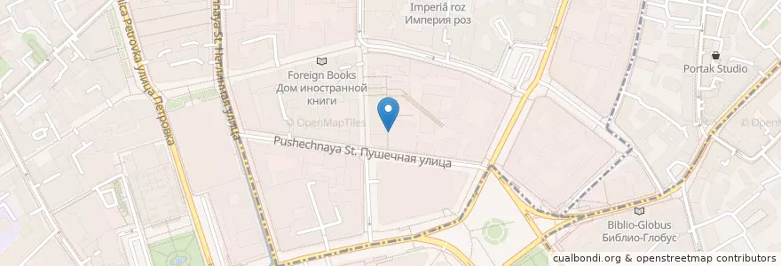 Mapa de ubicacion de Шаурма хаус en Russia, Distretto Federale Centrale, Москва, Центральный Административный Округ, Тверской Район.