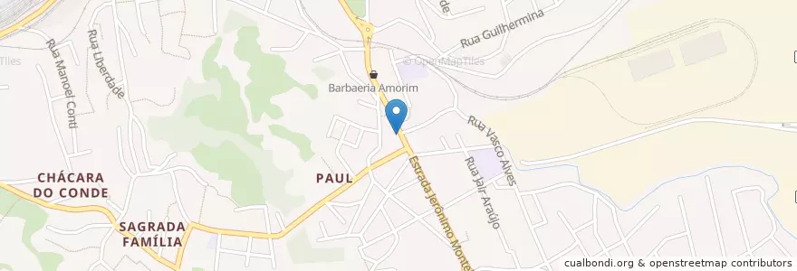 Mapa de ubicacion de Unidade de Saúde de Paul en Brasil, Região Sudeste, Espírito Santo, Região Geográfica Intermediária De Vitória, Região Metropolitana Da Grande Vitória, Vila Velha, Microrregião Vitória.