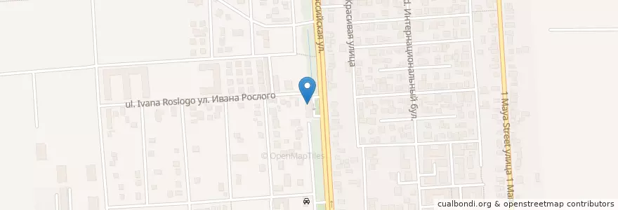 Mapa de ubicacion de Шашлычная 777 en ロシア, 南部連邦管区, クラスノダール地方, Городской Округ Краснодар.