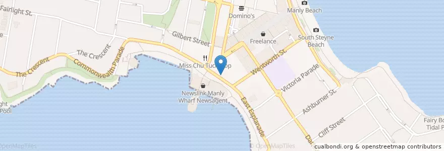 Mapa de ubicacion de El Beau Room en Australien, Neusüdwales, Sydney, Northern Beaches Council.