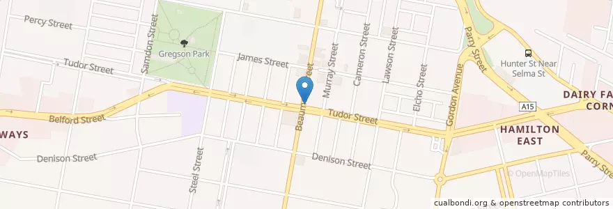 Mapa de ubicacion de Gloria Jeans en Avustralya, New South Wales, Newcastle City Council, Newcastle-Maitland.