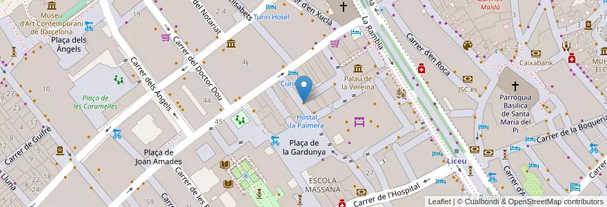 Mapa de ubicacion de 3 Lucas en 西班牙, Catalunya, Barcelona, Barcelonès, Barcelona.