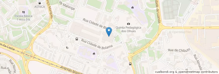 Mapa de ubicacion de Chemist Store en 葡萄牙, Área Metropolitana De Lisboa, Lisboa, Grande Lisboa, 里斯本, Santa Maria De Olivais.