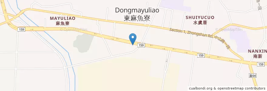 Mapa de ubicacion de 福懋加油站 en Taiwan, 臺灣省, Condado De Chiayi, 太保市.