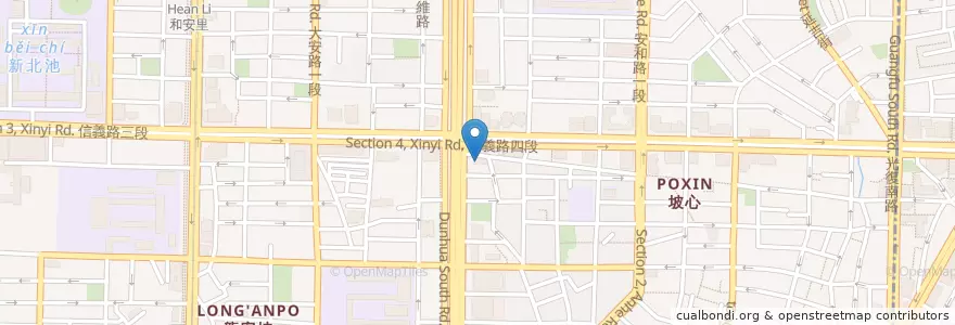 Mapa de ubicacion de cama cafe en تایوان, 新北市, تایپه, 大安區.