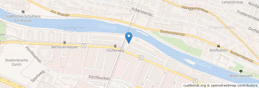 Mapa de ubicacion de Quartier 5 Restaurant & Bar en Svizzera, Zurigo, Distretto Di Zurigo, Zurigo.
