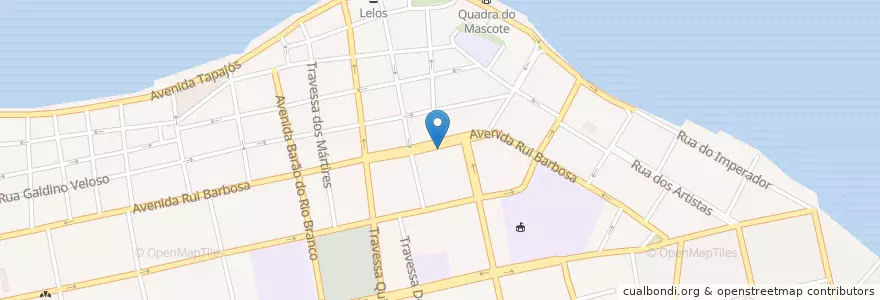 Mapa de ubicacion de Primavera Centro en برزیل, منطقه شمال برزیل, پارا, Região Geográfica Intermediária De Santarém, Microrregião De Santarém, Santarém.