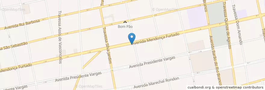 Mapa de ubicacion de Primavera Mendonça en البَرَازِيل, المنطقة الشمالية, بارا, Região Geográfica Intermediária De Santarém, Microrregião De Santarém, Santarém.