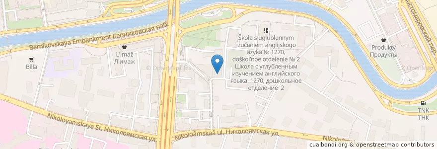 Mapa de ubicacion de Глобэкс банк en Russland, Föderationskreis Zentralrussland, Moskau, Zentraler Verwaltungsbezirk, Таганский Район.