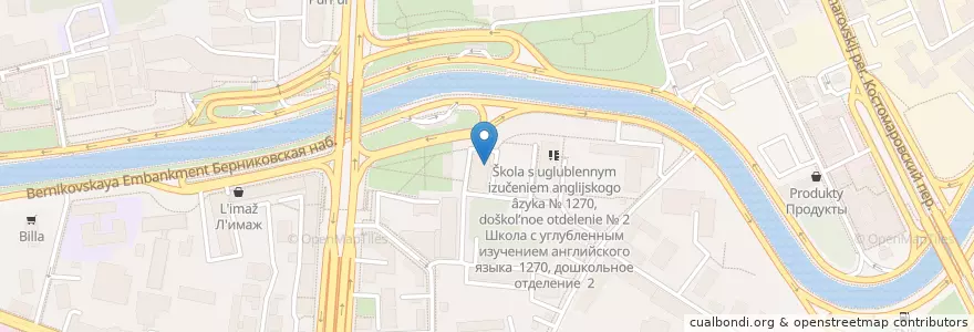 Mapa de ubicacion de Школа № 2104 en Russland, Föderationskreis Zentralrussland, Moskau, Zentraler Verwaltungsbezirk, Таганский Район.