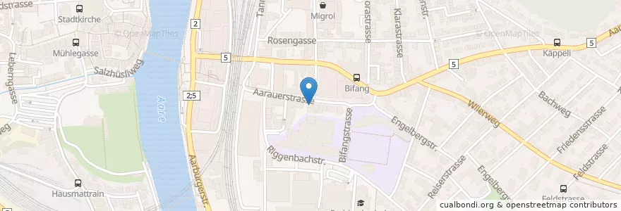Mapa de ubicacion de C.R.E. Las Palmeras en Switzerland, Solothurn, Amtei Olten-Gösgen, Bezirk Olten, Olten.