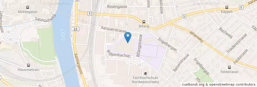 Mapa de ubicacion de Berufsbildungszentrum Olten en Schweiz/Suisse/Svizzera/Svizra, Solothurn, Amtei Olten-Gösgen, Bezirk Olten, Olten.