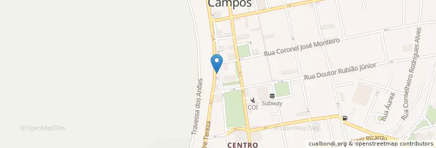 Mapa de ubicacion de Auto Posto Banhado en 브라질, 남동지방, 상파울루, Região Geográfica Intermediária De São José Dos Campos, Região Metropolitana Do Vale Do Paraíba E Litoral Norte, Região Imediata De São José Dos Campos, São José Dos Campos.