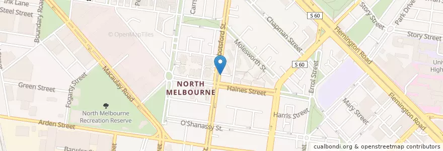 Mapa de ubicacion de Lime Flower en Australia, Victoria, City Of Melbourne.