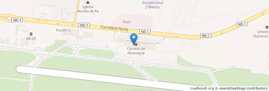 Mapa de ubicacion de Shot Bar en 니카라과, Departamento De Managua, Managua (Municipio).