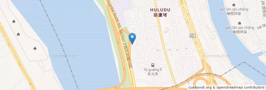 Mapa de ubicacion de 海光宮 en 台湾, 新北市, 台北市.