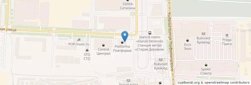 Mapa de ubicacion de Газпромбанк en ロシア, 北西連邦管区, レニングラード州, サンクト ペテルブルク, Приморский Район, Округ № 65.