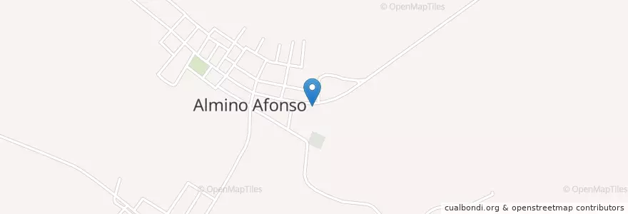 Mapa de ubicacion de Almino Afonso en Brazilië, Regio Noordoost, Rio Grande Do Norte, Região Geográfica Intermediária De Mossoró, Região Geográfica Imediata De Pau Dos Ferros, Microrregião De Umarizal, Almino Afonso.