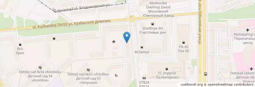Mapa de ubicacion de Специальный дом для одиноких престарелых en Russia, Northwestern Federal District, Pskov Oblast, Pskovsky District, Pskov.
