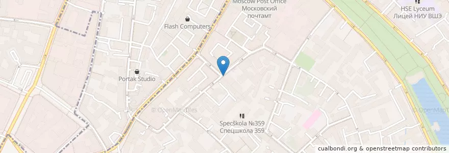 Mapa de ubicacion de КК 12/10 en Rusia, Центральный Федеральный Округ, Москва, Центральный Административный Округ, Басманный Район.
