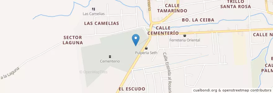 Mapa de ubicacion de Capilla de Ánimas en نيكاراجوا, Granada, Granada (Municipio).