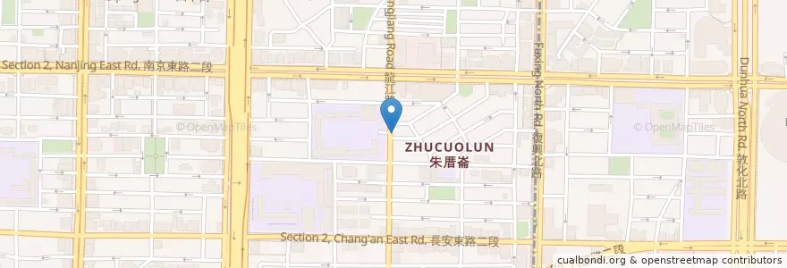 Mapa de ubicacion de 中正國小對面郵筒 en 타이완, 신베이 시, 타이베이시, 중산 구.