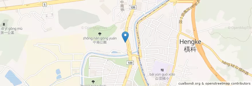 Mapa de ubicacion de 茄冬公 en Taiwan, 新北市, Taipé, 南港區.