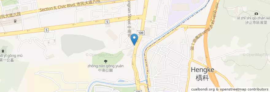 Mapa de ubicacion de 佛跳牆 en Taiwan, New Taipei, Taipei, Nangang District.