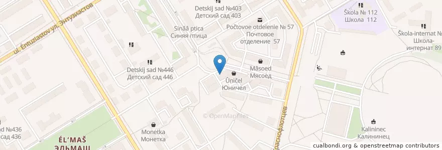 Mapa de ubicacion de Живика en روسيا, منطقة فيدرالية أورالية, أوبلاست سفردلوفسك, بلدية يكاترينبورغ.