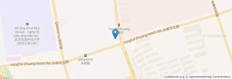 Mapa de ubicacion de 味多美蛋糕房 en China, Peking, Hebei, 海淀区.