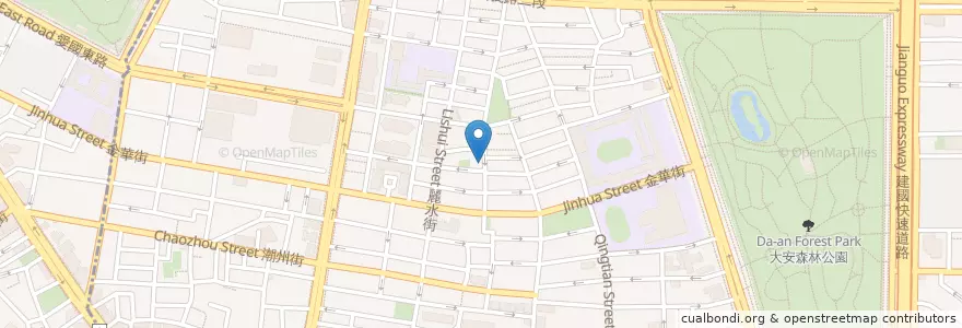 Mapa de ubicacion de 好公道的店 en 臺灣, 新北市, 臺北市, 大安區.