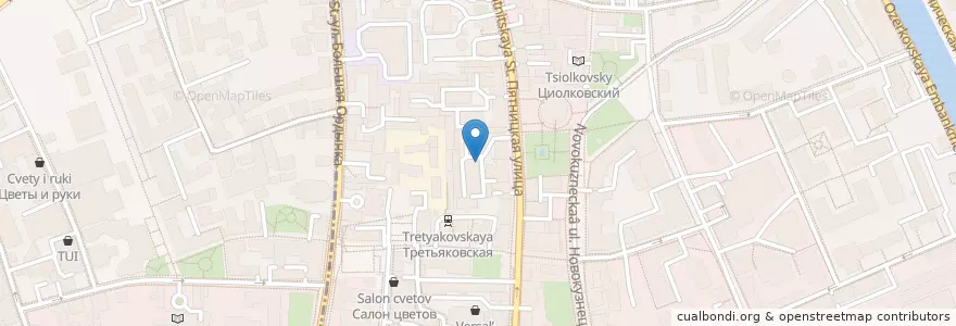 Mapa de ubicacion de Илларион en Russia, Distretto Federale Centrale, Москва, Центральный Административный Округ, Район Замоскворечье.