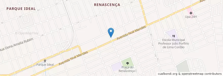 Mapa de ubicacion de 特雷西纳 en 巴西, 东北部, 皮奧伊, Região Integrada De Desenvolvimento Da Grande Teresina, Região Geográfica Intermediária De Teresina, Microrregião De Teresina, 特雷西纳.